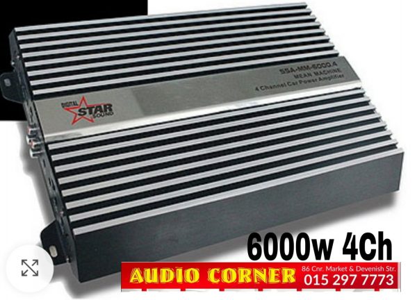 STARSOUND - SSA-MM-6000.4 4 CHANNEL AMPLIFIER