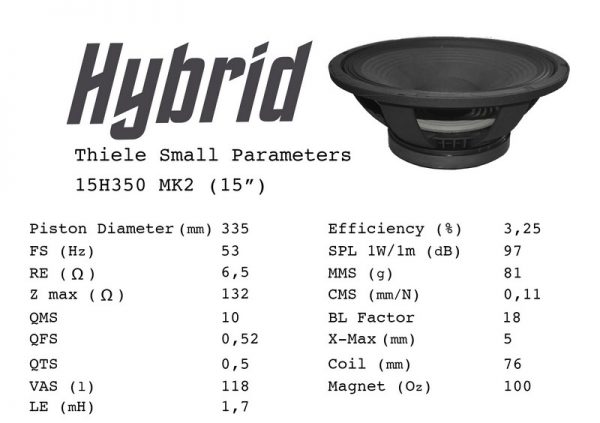 Hybrid 15H350 MKII 15″ - Image 2