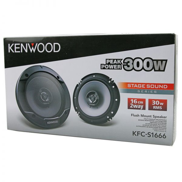 KENWOOD - KFC-S1666 300W 2way SPEAKERS
