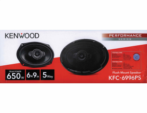KENWOOD - KFC - PS6996 650W 5way 6X9"