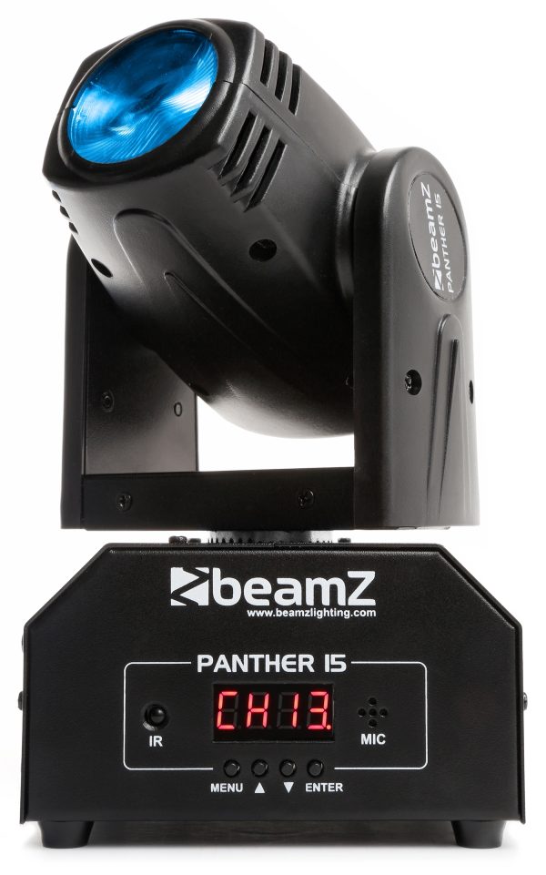 BEAMZ - PANTHER 15 POCKET BEAM LED MOVING HEAD - Image 2