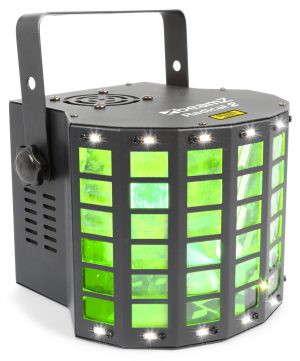 BEAMZ - RADICAL II LED DERBY WITH LASER RG AND STROBE