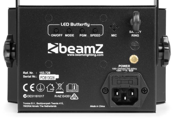 BEAMZ -BUTTERFLY STROBE LED - Image 3