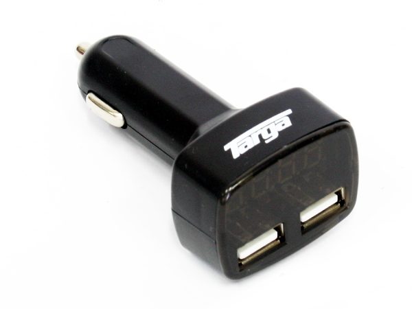 TARGA - TG-VC2 3IN1 CAR VOLT METER & USB CURRENT CAR CHARGER