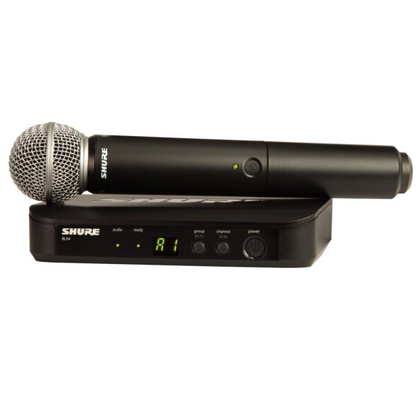 SHURE - BLX24E PG58 SINGLE CORDLESS MIC